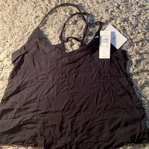 Roxy criss cross strap top - small new with tags